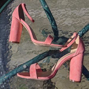 Coral JustFab Heeled Sandal